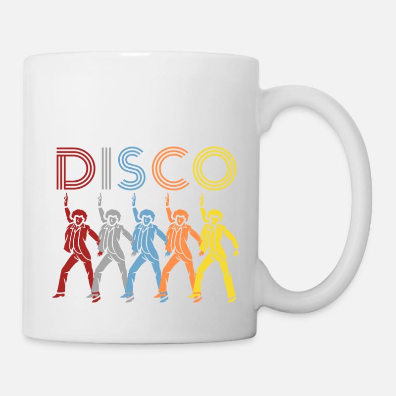 Discothèque - Mug blanc - blanc