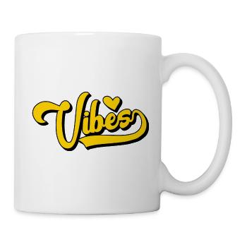 Vibes Herz - Tasse - Weiß - Rechts