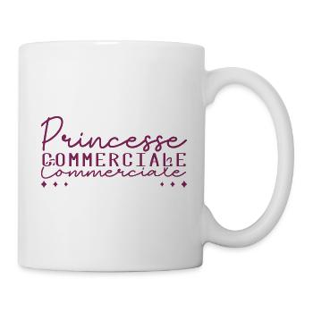 Princesse Commerciale - Mug blanc - blanc - Droite