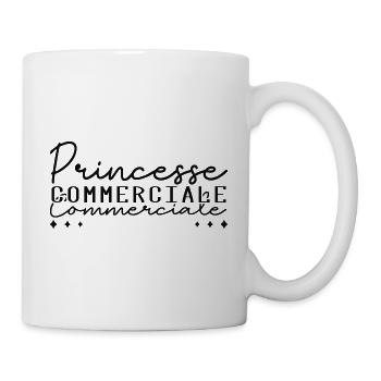 Princesse Commerciale - Mug blanc - blanc - Droite