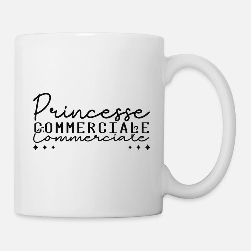 Princesse Commerciale - Mug blanc - blanc