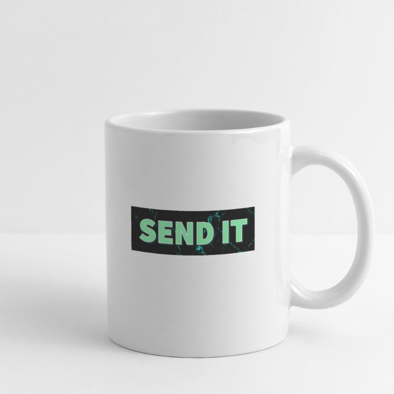 SEND IT Boxlogo Tasse