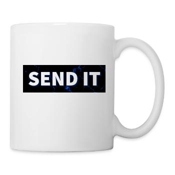 SEND IT box logo - Mug - white - Right