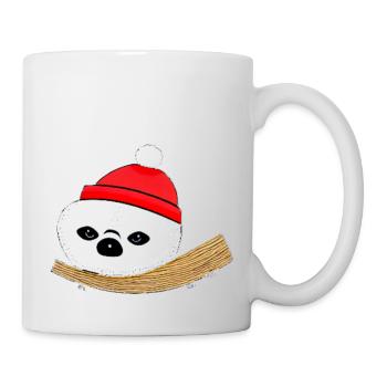 Paresseux Noël doux drôle paresseux animal 09 - Mug blanc - blanc - Droite