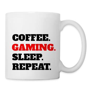Gamer Gift Gaming Funny Gambler Saying Gambling - Mug blanc - blanc - Droite