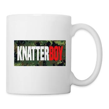 Knatterboy Camo Lustig checker - Tasse - Weiß - Rechts