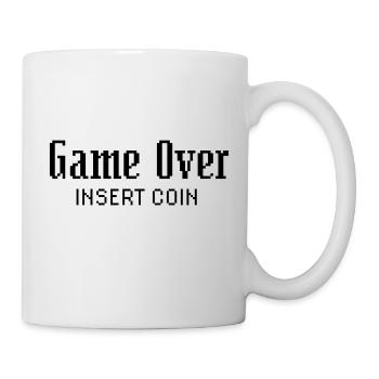 Game Over Insert Coin - Tasse - Weiß - Rechts