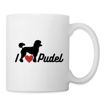 I love Poodle 3 - Mug - white - Right