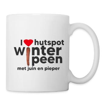 Cabane d’hiver - Mug blanc - blanc - Droite