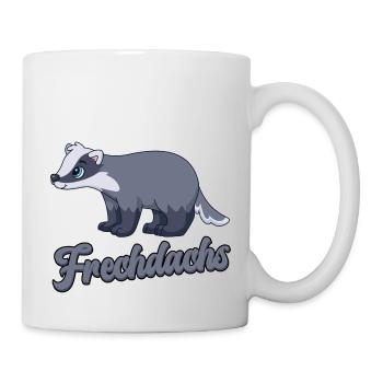 Funny, sweet badger, cheeky badger, - Mug - white - Right