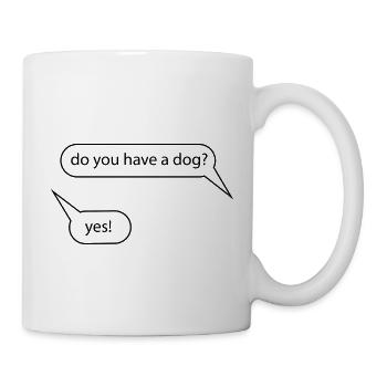 Hund Chien - Mug blanc - blanc - Droite