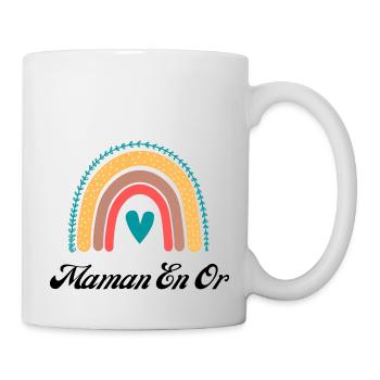 maman en or - Mug blanc - blanc - Droite