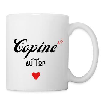 copine au top idée cadeau - Mug blanc - blanc - Droite