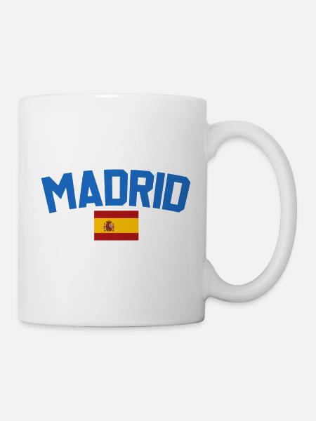 Madrid Spanien - Tasse - Weiß
