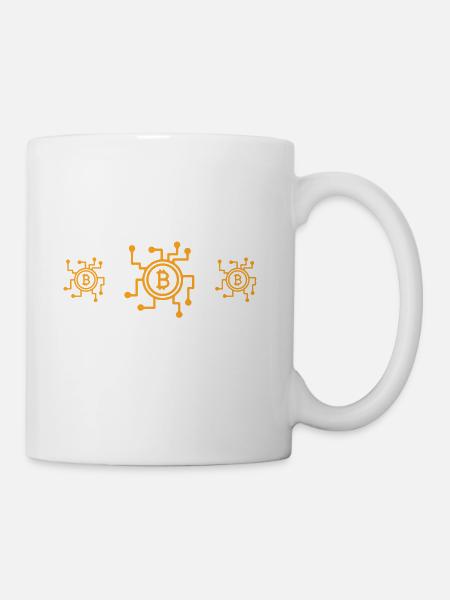 Crypto Bitcoin Trading - Tasse - Weiß