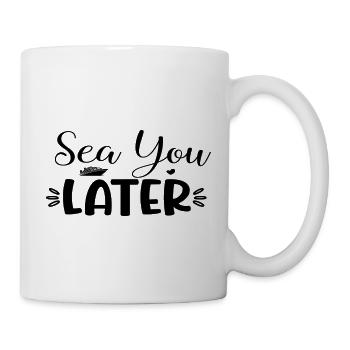Mer vous plus tard - Mug blanc - blanc - Droite
