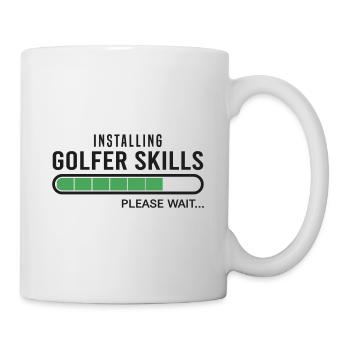 Golf Golfen Golfer Skills Golfspieler - Tasse - Weiß - Rechts