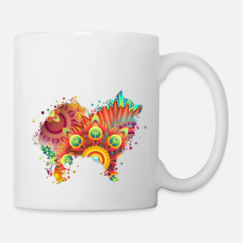 German Spitz Deutscher Spitz Hund Design Hunde - Tasse - Weiß