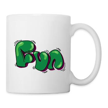 Fun - funny comic font - Mug - white - Right