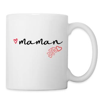 maman - Mug blanc - blanc - Droite