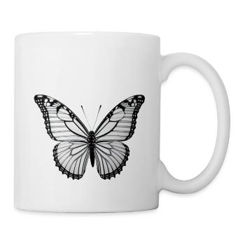 Papillon Nature Insectes Papillons 6 - Mug blanc - blanc - Droite