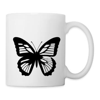 Butterfly Nature Butterflies Vector 7 - Mug - white - Right