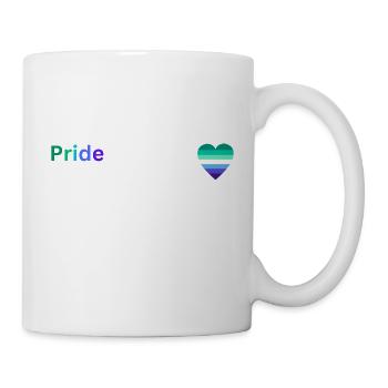 Gay Man Pride LGBTQIA+ Design, show your Pride - Tasse - Weiß - Rechts
