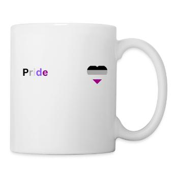 Asexual Pride LGBTQIA+ Design, show your Pride. - Tasse - Weiß - Rechts