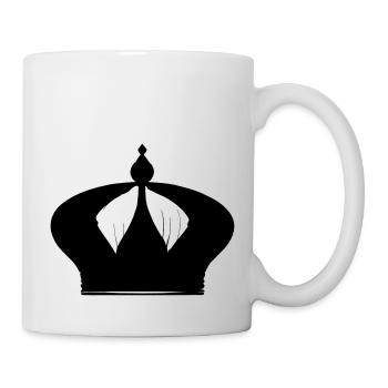 Krone Symbol König und Königin Liebe Vektor 2 - Tasse - Weiß - Rechts