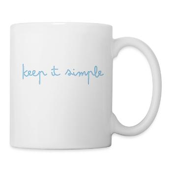 keep it simple - Tasse - Weiß - Rechts