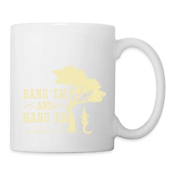 Alligator Hunter, Bang Em Hang Em, Crocodile Gator - Mug - white - Right