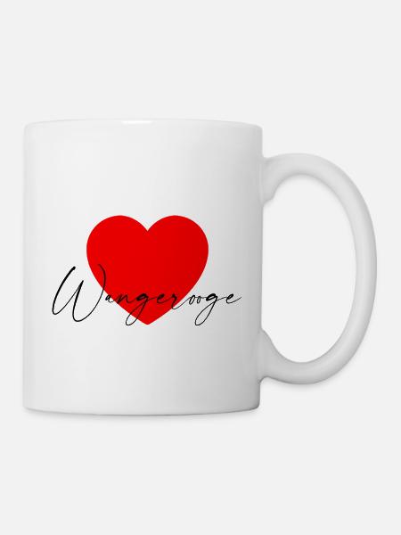 i Love Wangerooge - Tasse - Weiß