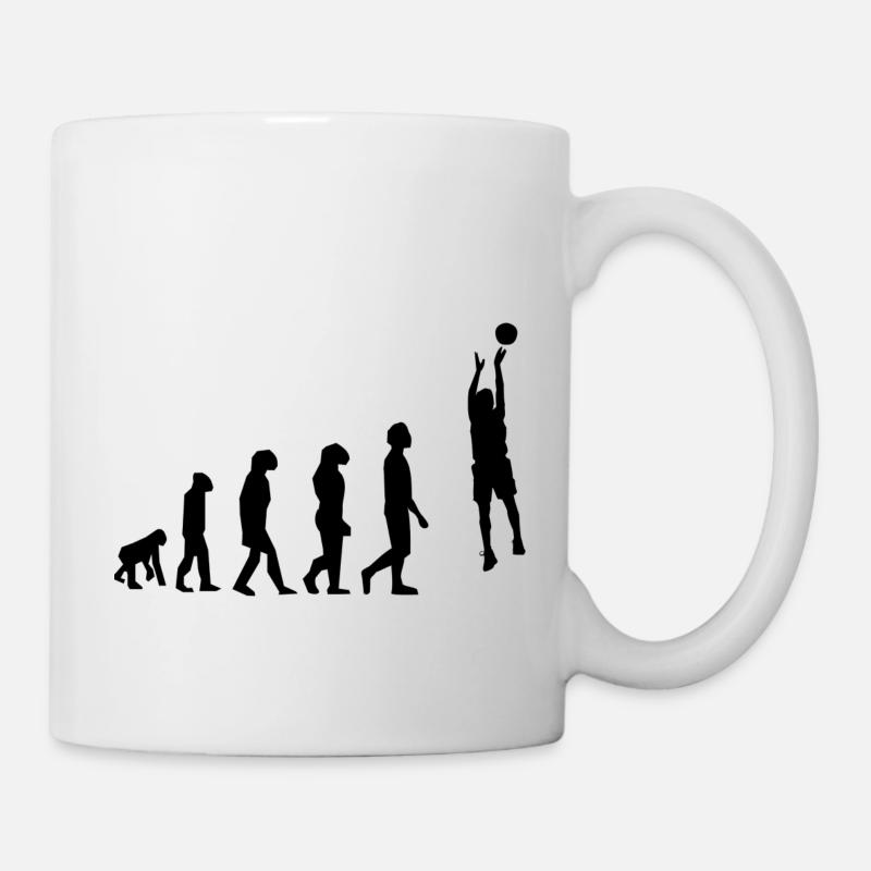 basket évolution - Mug blanc - blanc