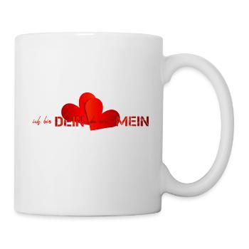 Valentinstag ich bin dein du bist mein - Tasse - Weiß - Rechts