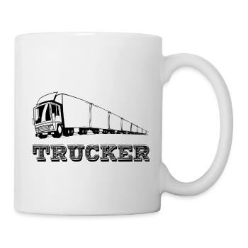 TRUCKER - Tasse - Weiß - Rechts
