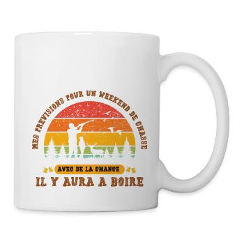 Vêtements de chasse pour homme et femme - Mug blanc - blanc - Droite