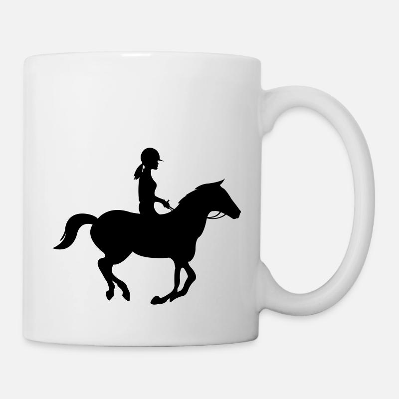 Cavalier - Mug blanc - blanc