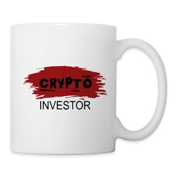 Bitcoin Trading Crypto Aktien - Tasse - Weiß - Rechts
