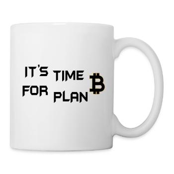 Bitcoin Trading Crypto Aktien - Tasse - Weiß - Rechts