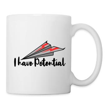 Papierflieger Pilot - Tasse - Weiß - Rechts