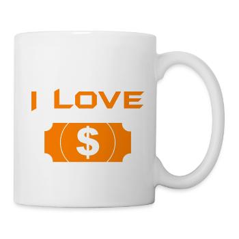 Bitcoin Trading Crypto Aktien - Tasse - Weiß - Rechts
