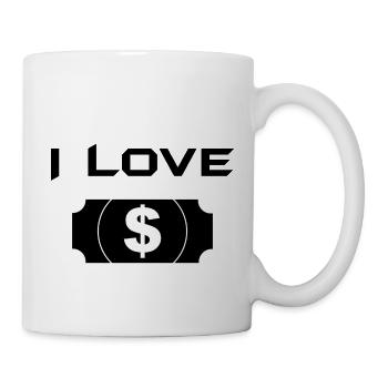 Bitcoin Trading Crypto Aktien - Tasse - Weiß - Rechts