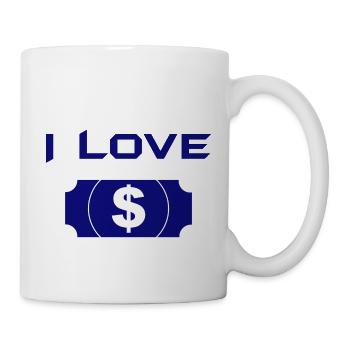 Bitcoin Trading Crypto Aktien - Tasse - Weiß - Rechts