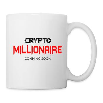 Bitcoin Trading Crypto Aktien - Tasse - Weiß - Rechts