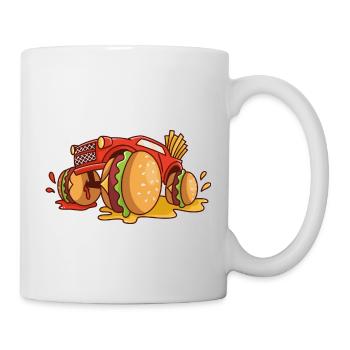 Burger Monster Truck - Mug blanc - blanc - Droite