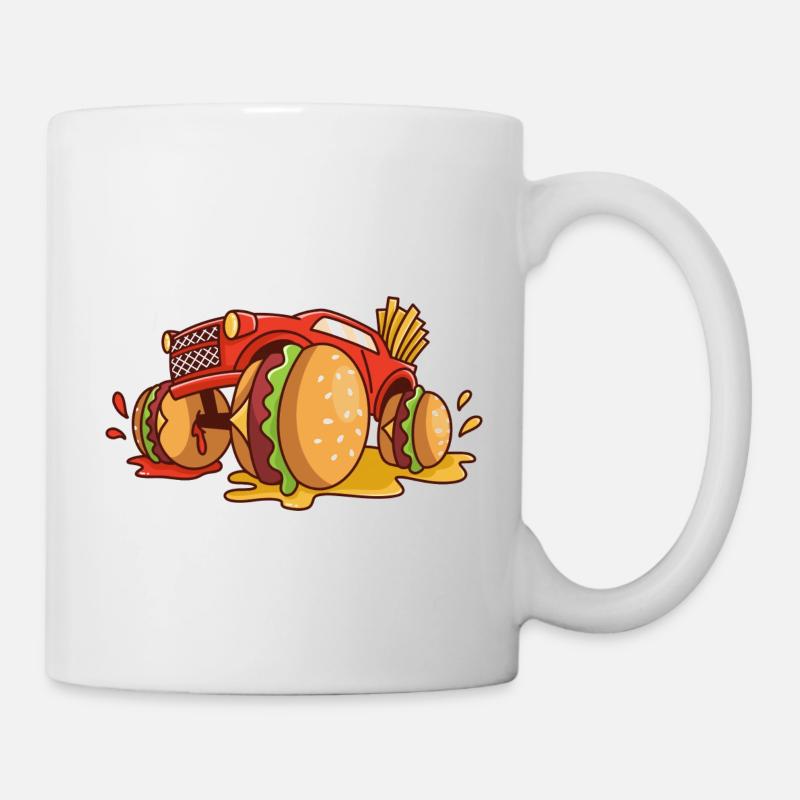 Burger Monster Truck - Mug blanc - blanc