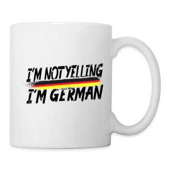 I ́m not yelling I ́m English - Mug - white - Right