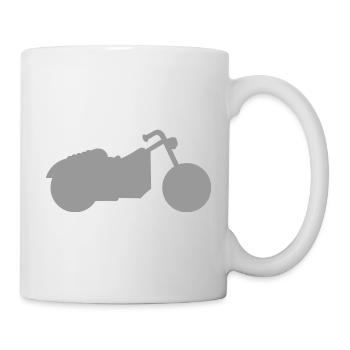 Motorrad - Tasse - Weiß - Rechts