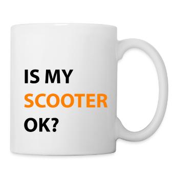 E-Scooter E-Roller Scooter - Mug blanc - blanc - Droite