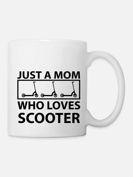 E-Scooter E-Roller Scooter - Mug blanc - blanc